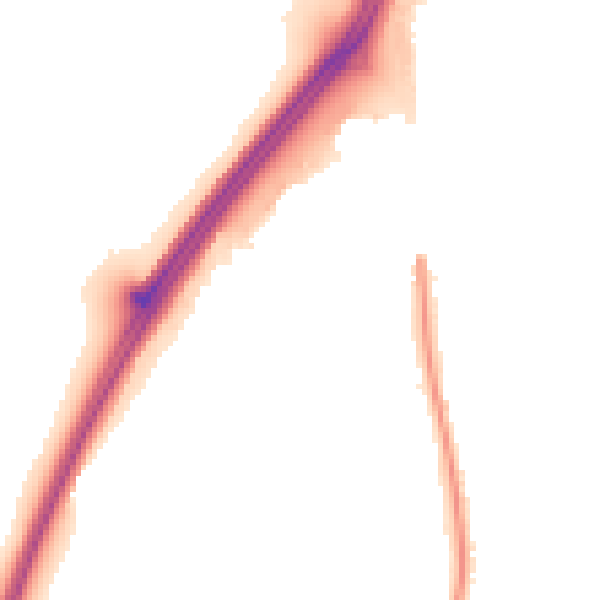Night-time road noise heatmap for RG7 1BL