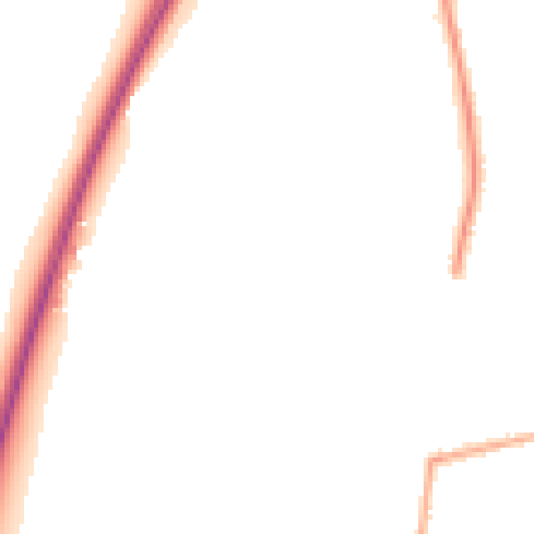 Night-time road noise heatmap for RG7 1BN
