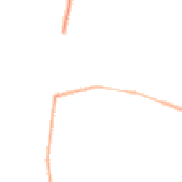 Night-time road noise heatmap for RG7 1DD
