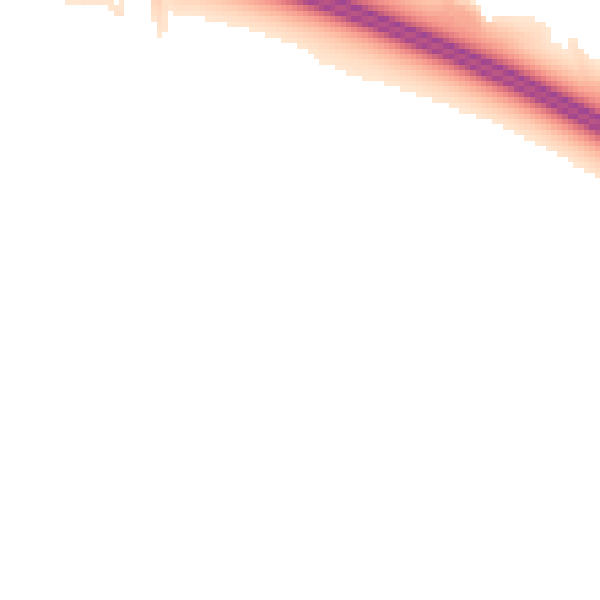 Night-time road noise heatmap for RG7 1NJ