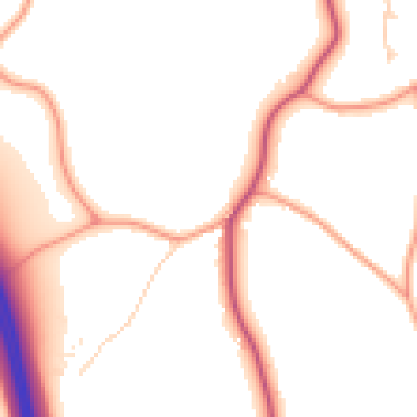 Daytime road noise heatmap for RG7 1PY