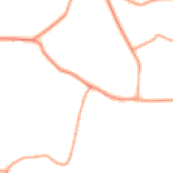 Daytime road noise heatmap for RG7 1TP