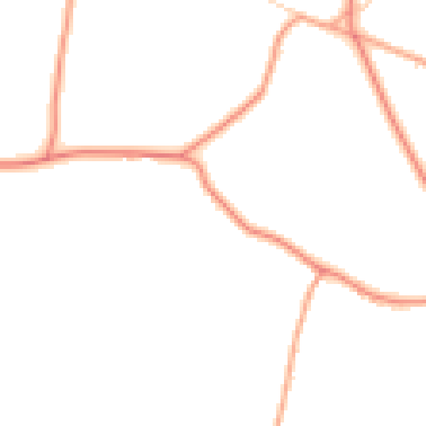 Daytime road noise heatmap for RG7 1TW