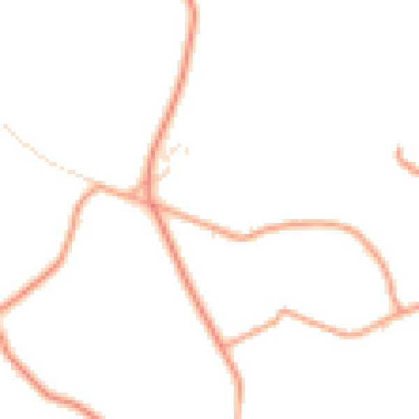 Daytime road noise heatmap for RG7 1US