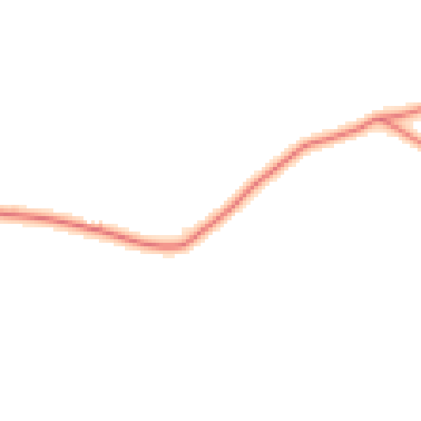 Daytime road noise heatmap for RG7 2AP