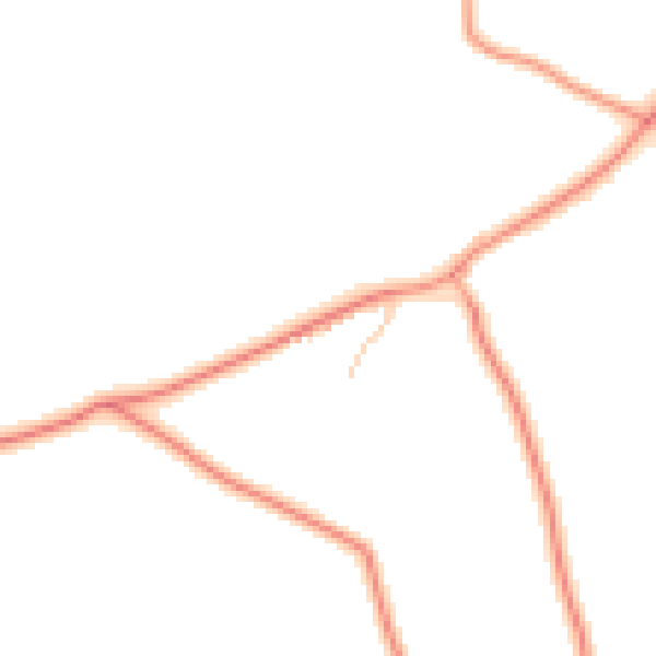 Daytime road noise heatmap for RG7 2AU