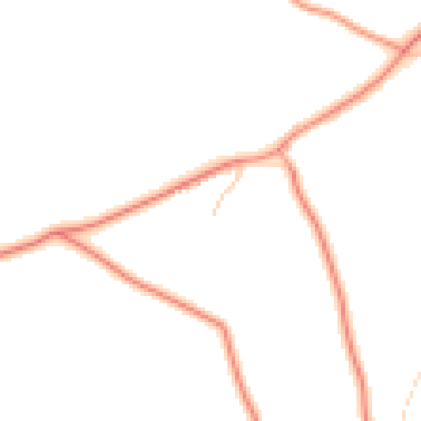 Daytime road noise heatmap for RG7 2AY