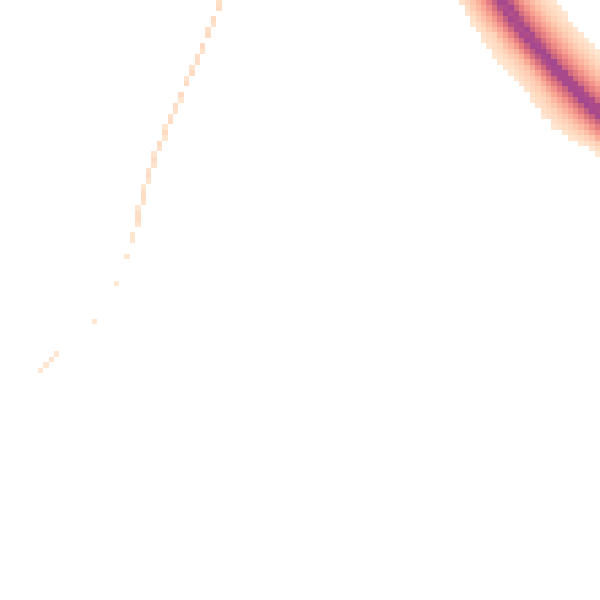 Night-time road noise heatmap for RG7 2BL