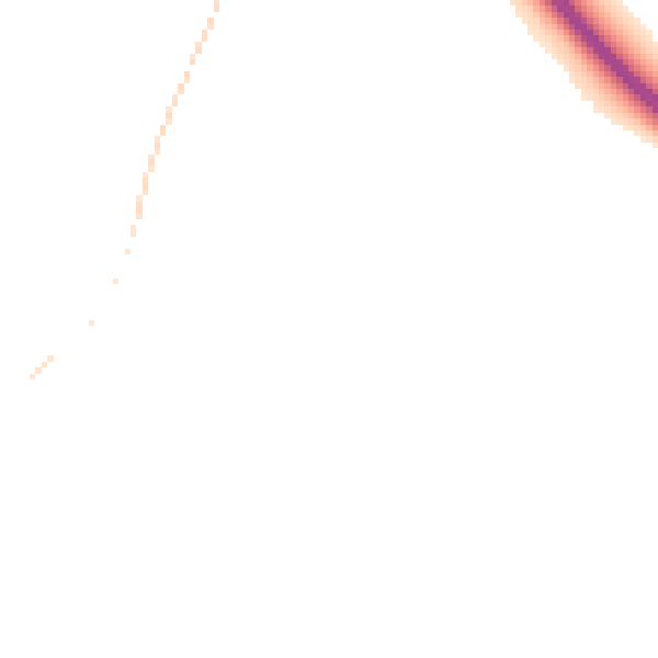 Night-time road noise heatmap for RG7 2BW