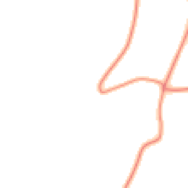Daytime road noise heatmap for RG7 2BX