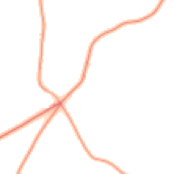 Daytime road noise heatmap for RG7 2EA