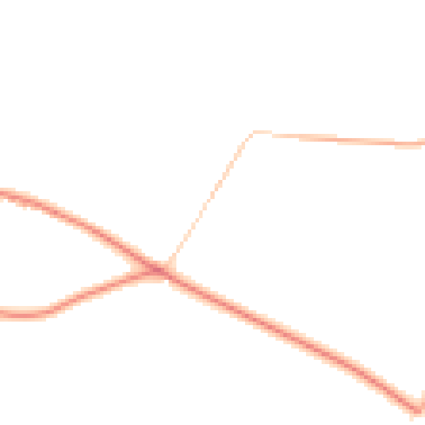 Daytime road noise heatmap for RG7 2EN
