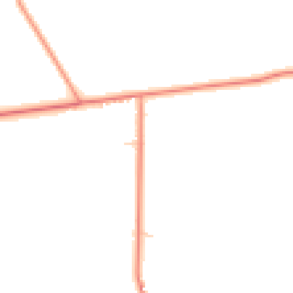 Daytime road noise heatmap for RG7 2HU