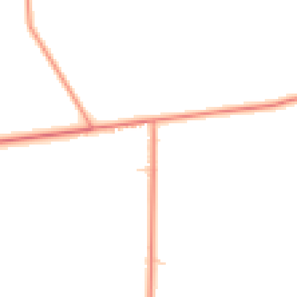 Daytime road noise heatmap for RG7 2JA