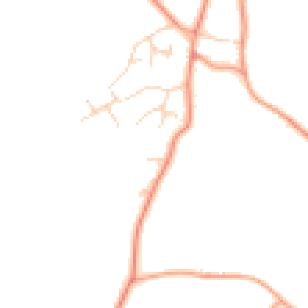Daytime road noise heatmap for RG7 2PU