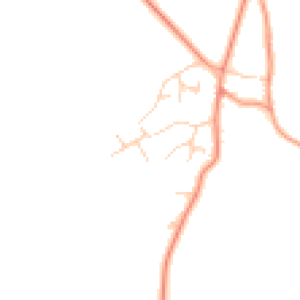 Daytime road noise heatmap for RG7 2QA