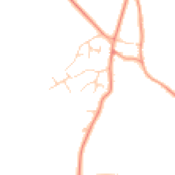 Daytime road noise heatmap for RG7 2QE