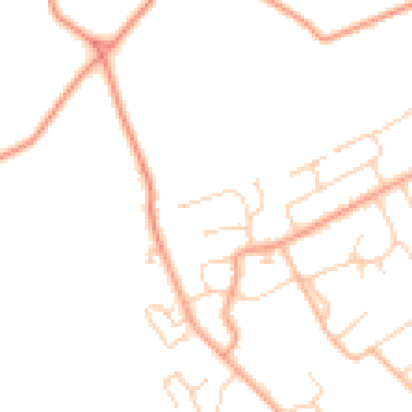 Daytime road noise heatmap for RG7 3EF