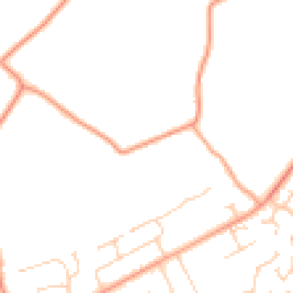 Daytime road noise heatmap for RG7 4EE
