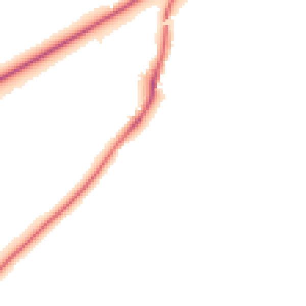 Night-time road noise heatmap for RG7 4GU