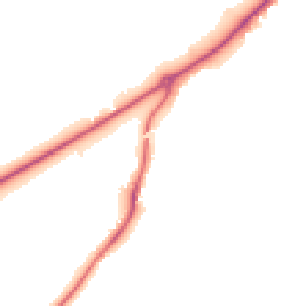 Night-time road noise heatmap for RG7 4JR
