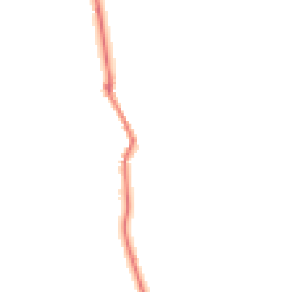 Night-time road noise heatmap for RG7 4LS