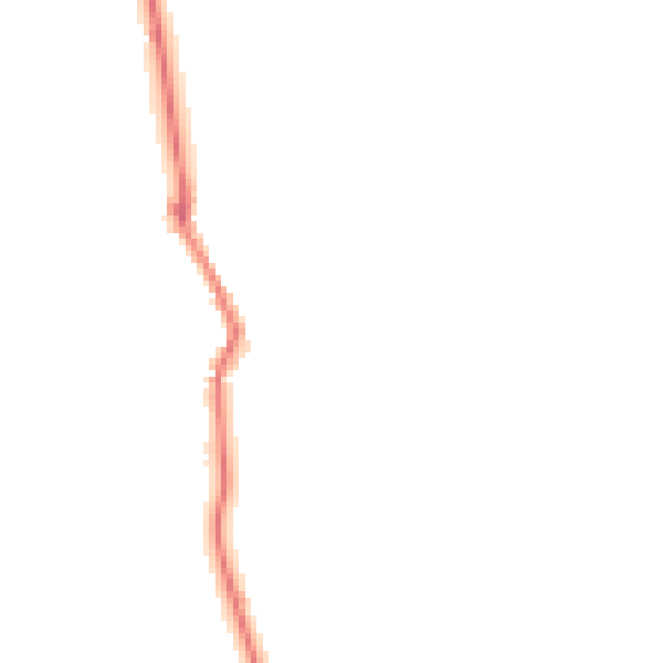 Night-time road noise heatmap for RG7 4LT