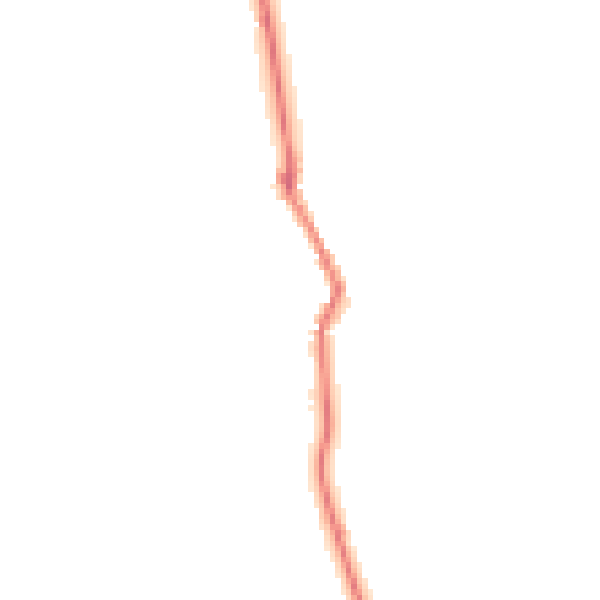 Night-time road noise heatmap for RG7 4LU