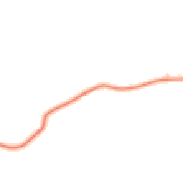 Daytime road noise heatmap for RG7 4LZ
