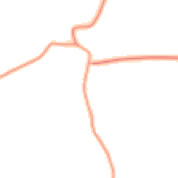 Daytime road noise heatmap for RG7 4ND