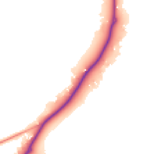 Daytime road noise heatmap for RG7 4PG