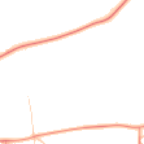 Daytime road noise heatmap for RG7 4PX