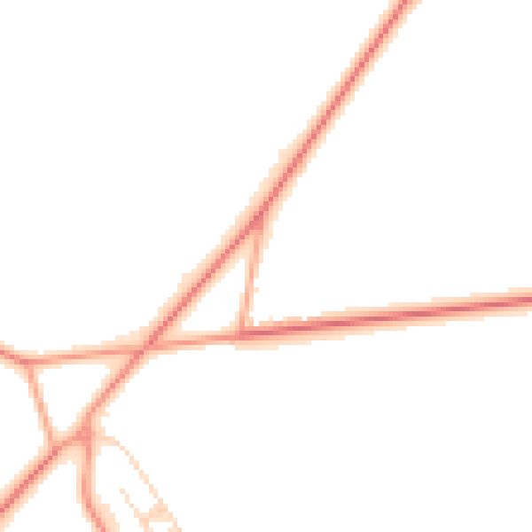 Daytime road noise heatmap for RG7 4QE