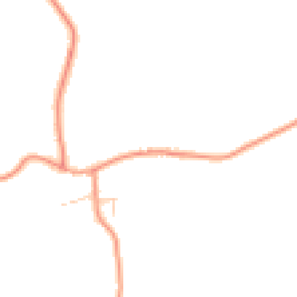 Daytime road noise heatmap for RG7 4TG