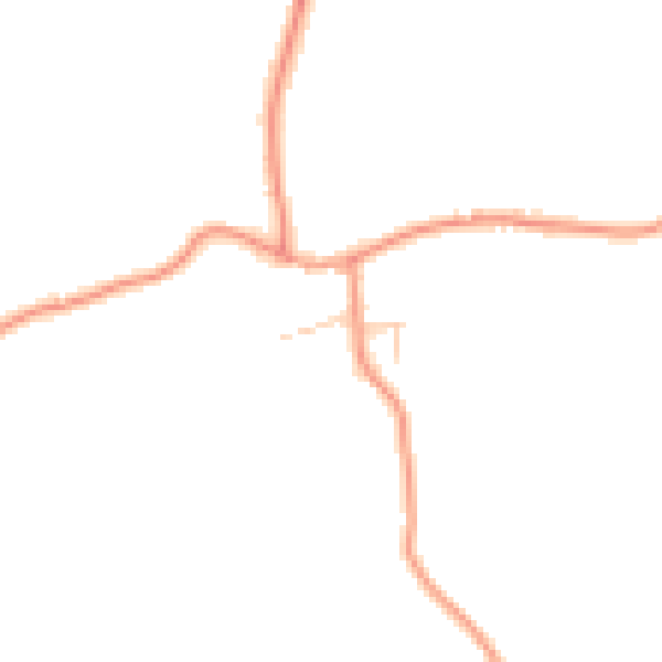 Daytime road noise heatmap for RG7 4TT