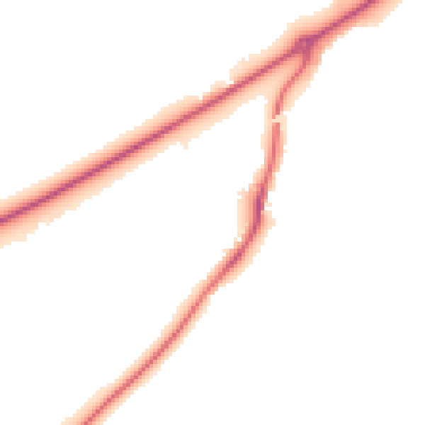 Night-time road noise heatmap for RG7 4UX