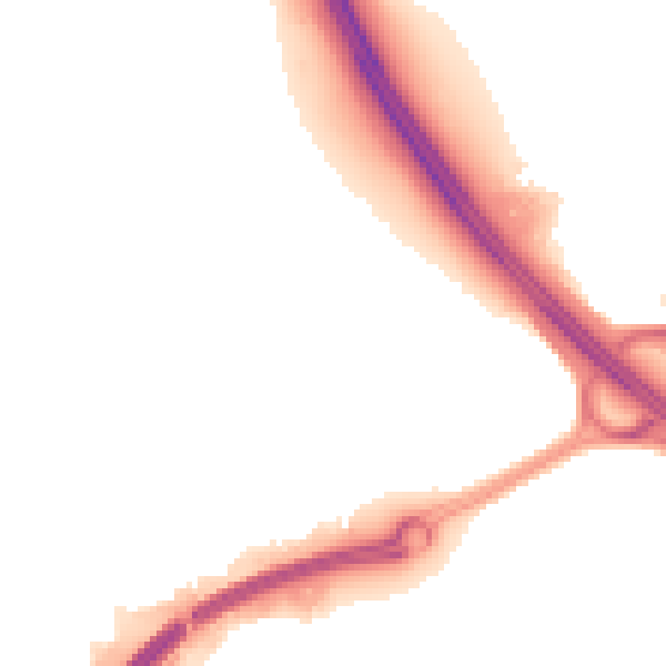 Night-time road noise heatmap for RG7 5AF