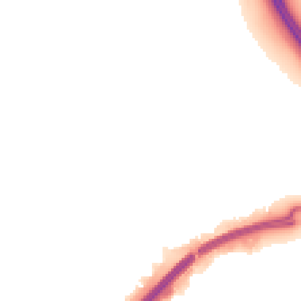 Night-time road noise heatmap for RG7 5AY