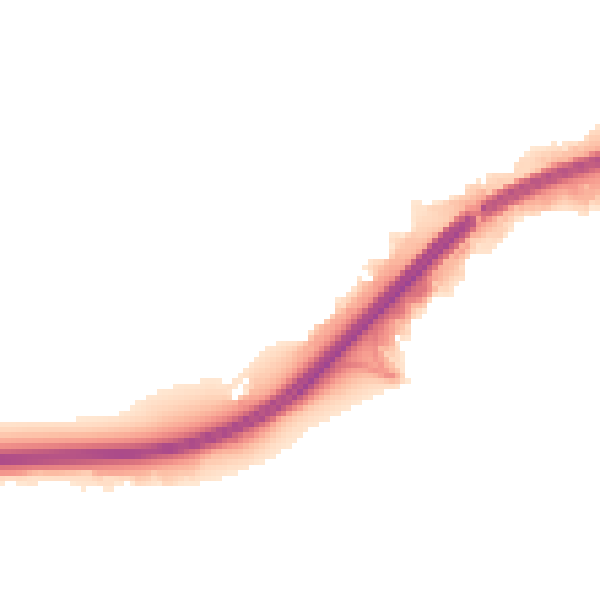 Night-time road noise heatmap for RG7 5DJ