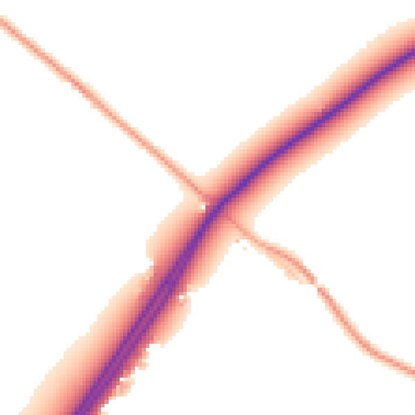 Daytime road noise heatmap for RG7 5JB