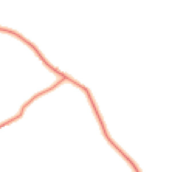 Daytime road noise heatmap for RG7 5JP