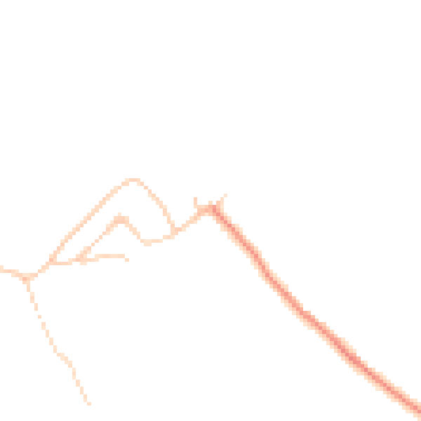 Daytime road noise heatmap for RG7 5LX