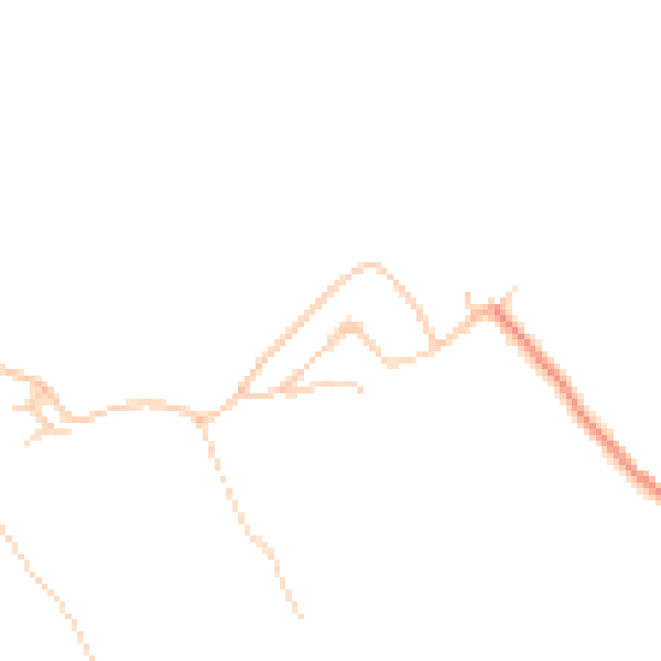Daytime road noise heatmap for RG7 5ND