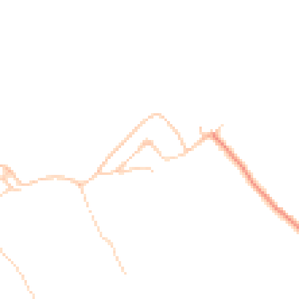 Daytime road noise heatmap for RG7 5NE