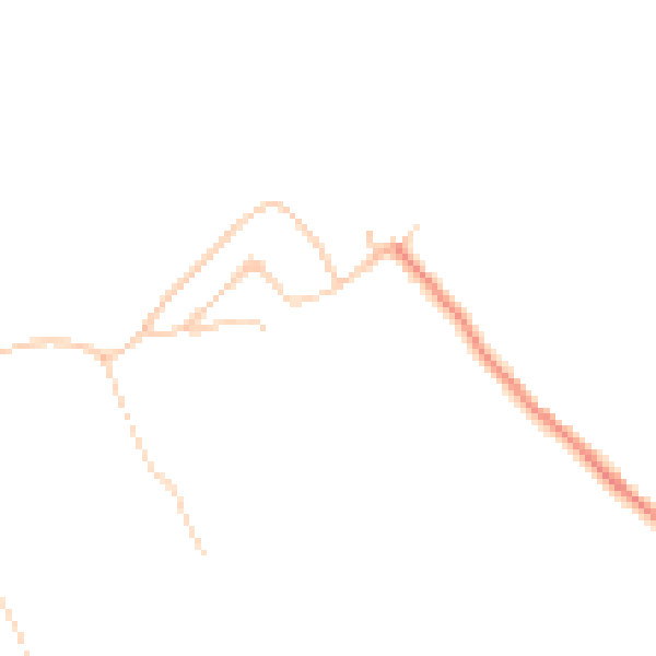 Daytime road noise heatmap for RG7 5NJ