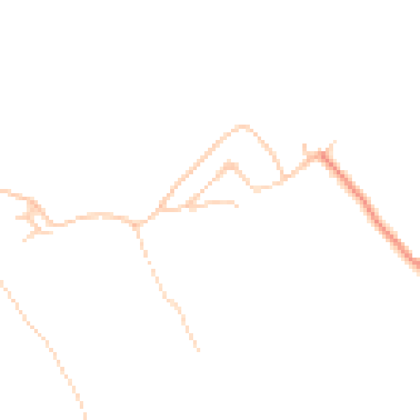 Daytime road noise heatmap for RG7 5NL