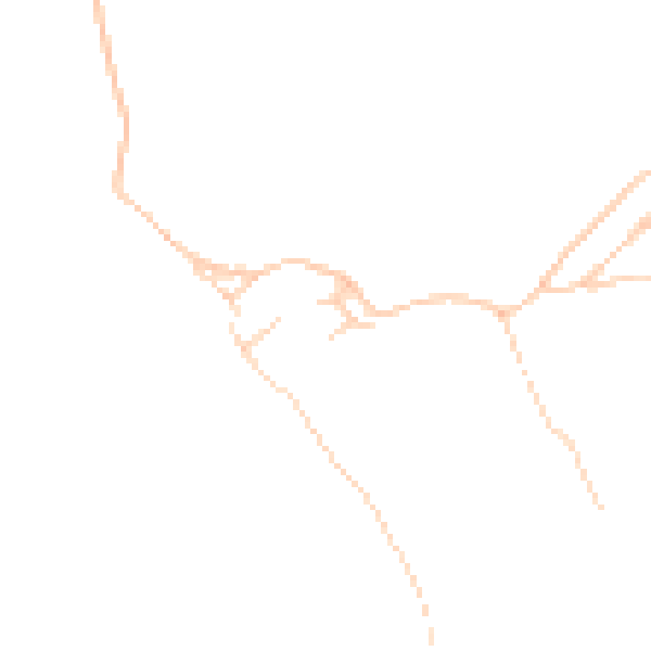 Daytime road noise heatmap for RG7 5NW