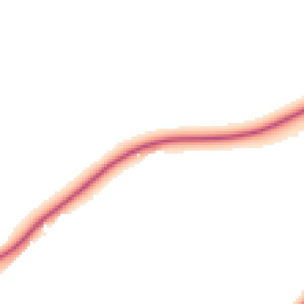Night-time road noise heatmap for RG7 5QB