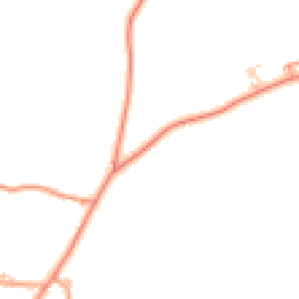 Daytime road noise heatmap for RG7 6AD