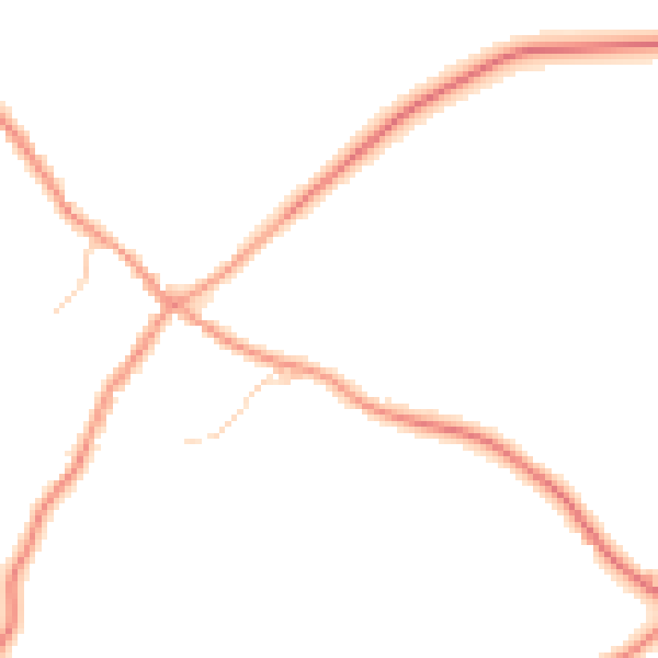 Daytime road noise heatmap for RG7 6BF
